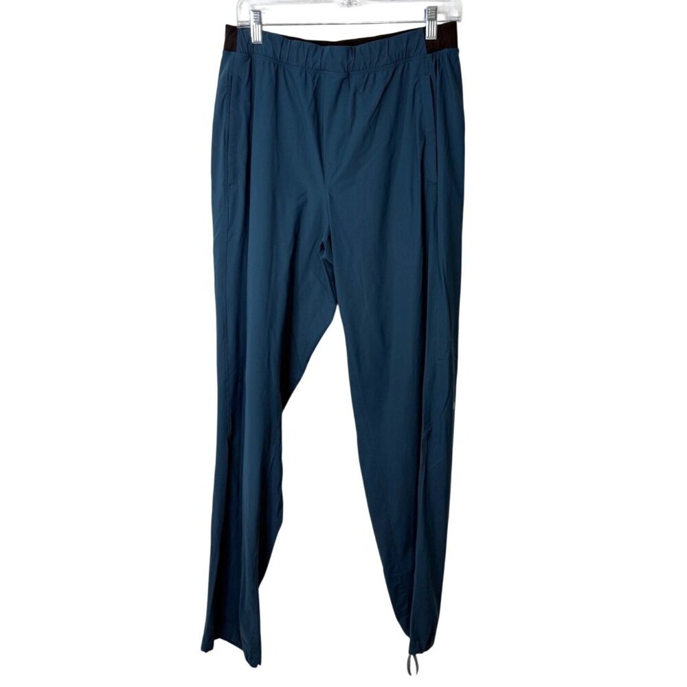 Lululemon Mens Size M Jogger Blue Athletic Pants Adjustable-Ankle